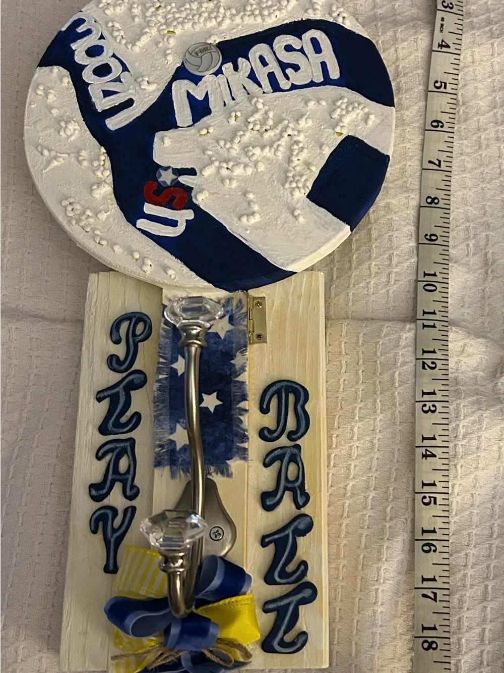Handmade painted wood